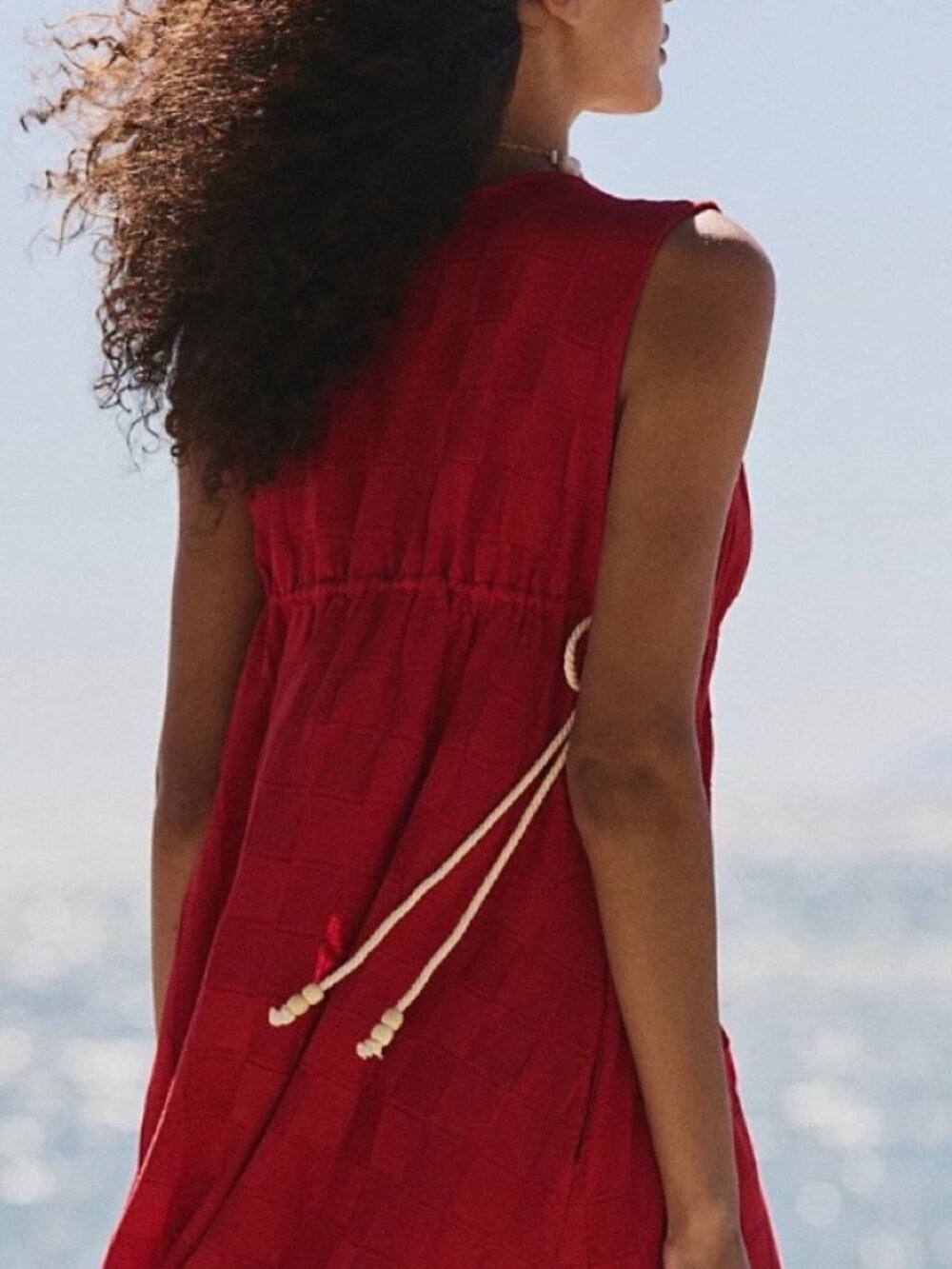 Free People Tidebreaker Midi Dress Large NWT - Picture 7 of 15